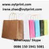 china paper rope shopping bag manufacture